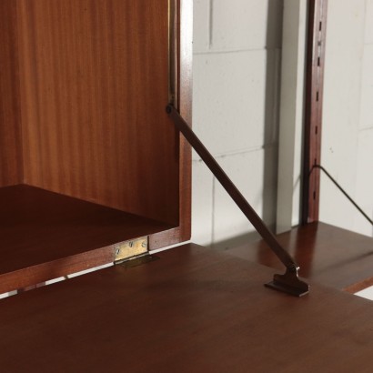 antigüedades modernas, antigüedades de diseño moderno, librería, librería antigua moderna, librería antigua moderna, librería italiana, librería vintage, librería de los 60, librería de diseño de los 60