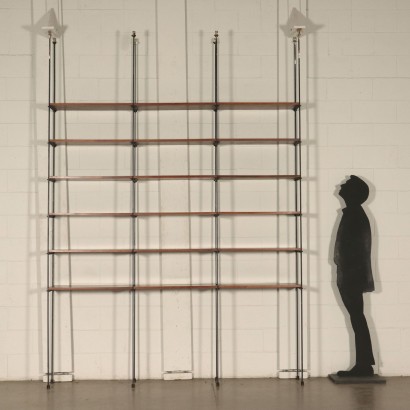 moderne Antiquitäten, modernes Design Antiquitäten, Bücherregal, modernes antikes Bücherregal, modernes antikes Bücherregal, italienisches Bücherregal, Vintage Bücherregal, 60er Jahre Bücherregal, 60er Design Bücherregal