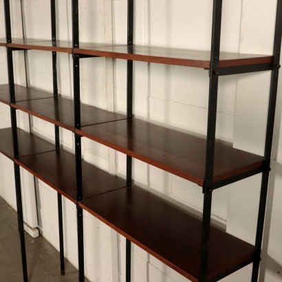 moderne Antiquitäten, moderne Design-Antiquitäten, Bücherregal, modernes antikes Bücherregal, modernes antikes Bücherregal, italienisches Bücherregal, Vintage-Bücherregal, 60er Jahre Bücherregal, 60er Design Bücherregal