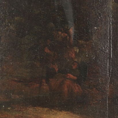 Paisaje con pastores y rebaños