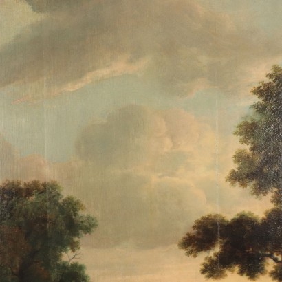 Paisaje con pastores y rebaños