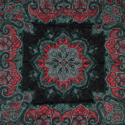 Foulard Vintage En Soie Christian Dior