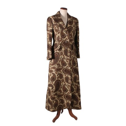 Mantel Vintage-Druck-Fantasie