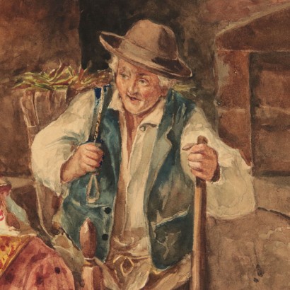Acquarello di Antelma Santini