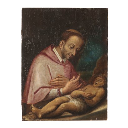 St. Charles Borromeo in Adoration of the Infant Jesus