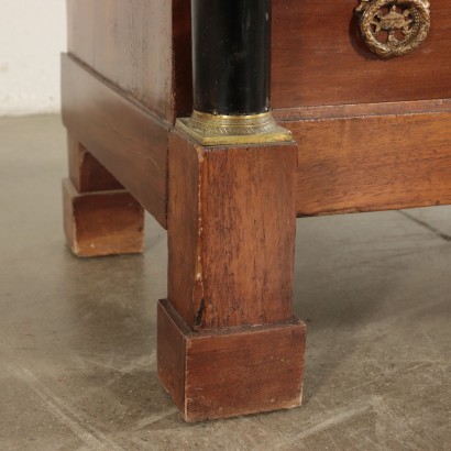 Empire Style Secretaire Walnut Italy 19th Century