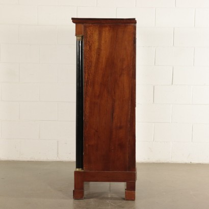 Empire Style Secretaire Walnut Italy 19th Century