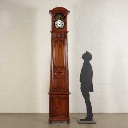 Pendolum Clock Maple Walnut And Rosewood Mid 19th Century