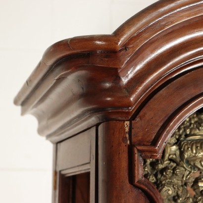 Pendolum Clock Maple Walnut And Rosewood Mid 19th Century