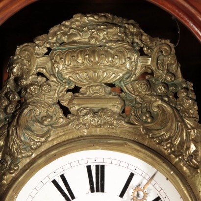 Pendolum Clock Maple Walnut And Rosewood Mid 19th Century