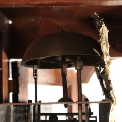 Pendolum Clock Maple Walnut And Rosewood Mid 19th Century