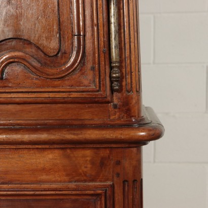 Pendolum Clock Maple Walnut And Rosewood Mid 19th Century