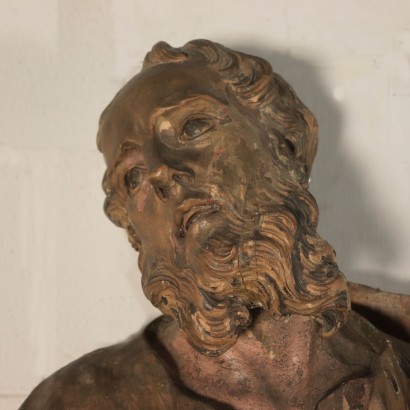 La escultura de la decoración de las Paredes de la Santa del Siglo XVIII