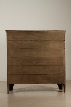 Armario de dos puertas de madera maciza de nogal