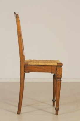 antigüedades, sillas, silla, silla, silla, silla Italia, 700 silla de nogal
