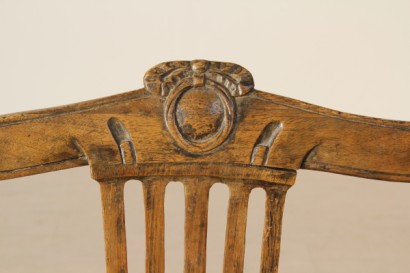 antigüedades, sillas, silla, silla, silla, silla Italia, 700 silla de nogal