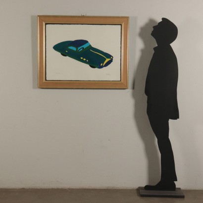 Car", grafica su cartone