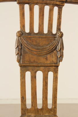 antigüedades, sillas, silla, silla, silla, silla Italia, 700 silla de nogal