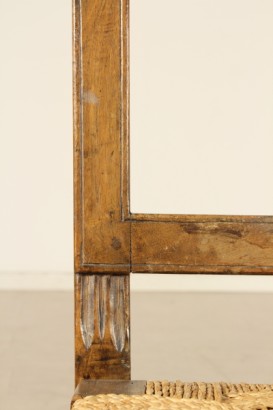 antigüedades, sillas, silla, silla, silla, silla Italia, 700 silla de nogal