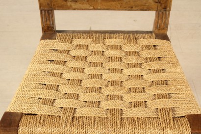 antigüedades, sillas, silla, silla, silla, silla Italia, 700 silla de nogal