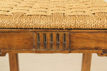 antigüedades, sillas, silla, silla, silla, silla Italia, 700 silla de nogal