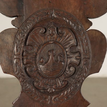 Chair-Stool Walnut Italy 17th Century