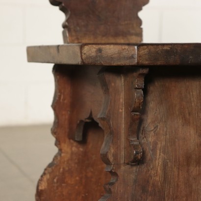 Chair-Stool Walnut Italy 17th Century