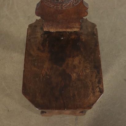 Chair-Stool Walnut Italy 17th Century