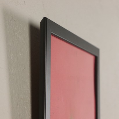 Bernard Aubertain Contemporary Art Mixed Techniques on Cardboard