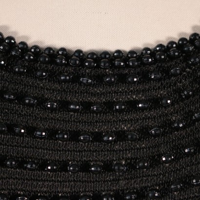 vintage, ropa vintage, vintage milan, vintage online, vestidos vintage milan, moda vintage, vestido vintage, vintage 50s, vintage 60s, abalorios, vestido negro vintage con abalorios