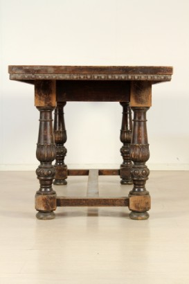 bottega del 900, neorinascimento, tavolo neorinascimento, tavolo 900, tavolo primi 900, tavolo italia, tavolo faggio, tavolo