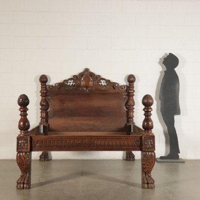 Bett Nussbaum Italien XVII Jhd