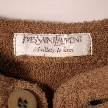 Felpa Vintage Uomo Yves Saint laurent Con Righe