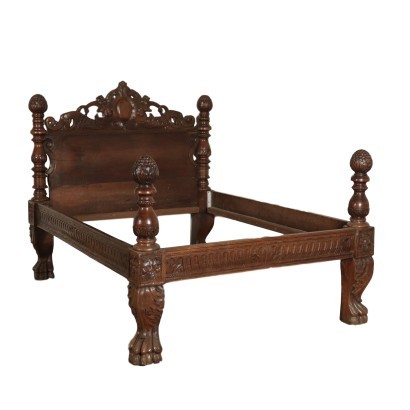 Bett Nussbaum Italien XVII Jhd