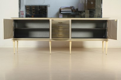 modernariato, mobilio, buffet con specchio anni 40, buffet ann 40, specchio anni 40, buffet produzione italiana, specchio produzione italiana