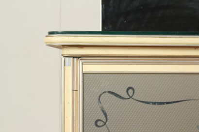 modernariato, mobilio, buffet con specchio anni 40, buffet ann 40, specchio anni 40, buffet produzione italiana, specchio produzione italiana