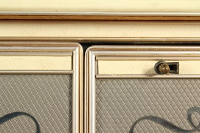 modernariato, mobilio, buffet con specchio anni 40, buffet ann 40, specchio anni 40, buffet produzione italiana, specchio produzione italiana