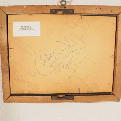 Boceto de la escenografía,del siglo XVIII