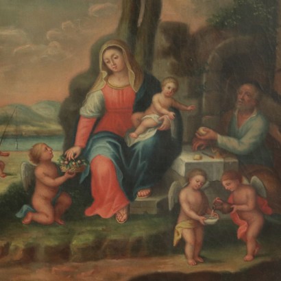 Sacra Famiglia con Angeli