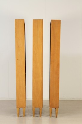 coleccionables, muebles, estanterías, estanterías, grupo de bibliotecas 3 años 40/50, producción italiana librerías