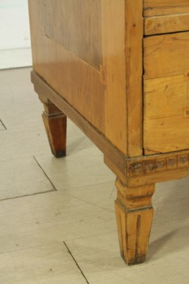 bottega del 900, mobili in stile, cassettiera 900, cassettiera neoclassico, cassettiera meta 900, cassettiera ciliegio, cassettiera in stile neoclassico, cassettiera italia, cassettiera