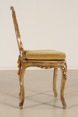 bottega del 900, barocchetto, sei sedie barocchetto, sedie barocchetto, sedie meta 900, sedie 900, sedie italia, sedie legno laccato, sedie laccate, sedie