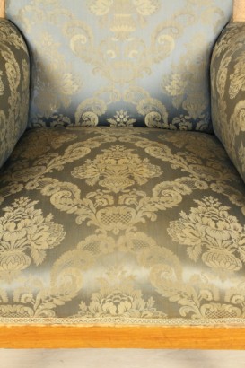 bottega del 900, liberty, bergere liberty, bergere 900, bergere mogano biondo, bergere mogano, bergere del 900, bergere, poltrone, coppia di poltrone