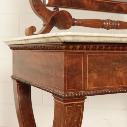 Console Restauration Charles X Acajou Italie '800