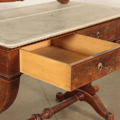 Console Restauration Charles X Acajou Italie '800