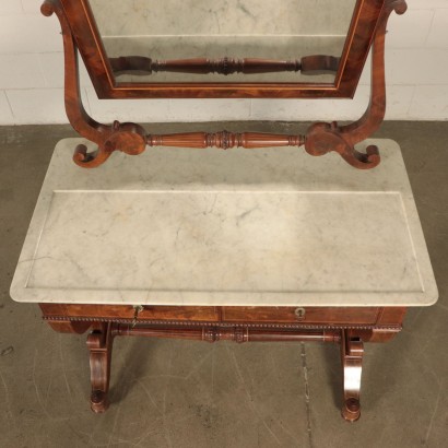 Console Restauration Charles X Acajou Italie '800
