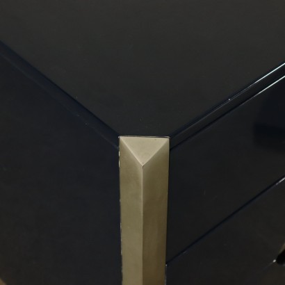 Piece of Furniture Wood and Metal Luigi Caccia Dominoni 1970s