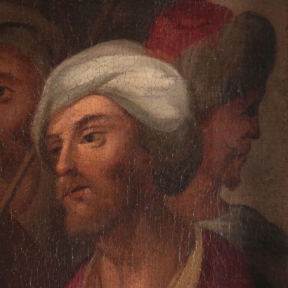 Los rostros de las figuras orientales