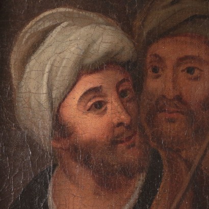Los rostros de las figuras orientales