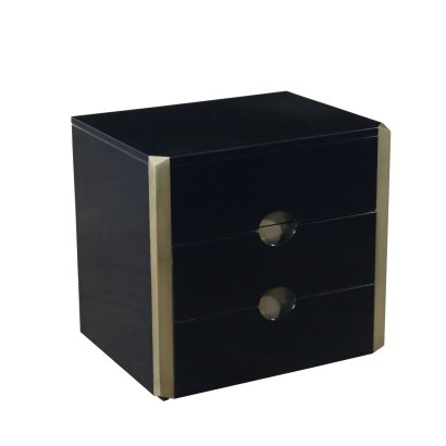 Piece of Furniture Wood and Metal Luigi Caccia Dominoni 1970s